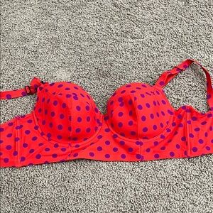 Smart & Sexy Red and Purple swim top